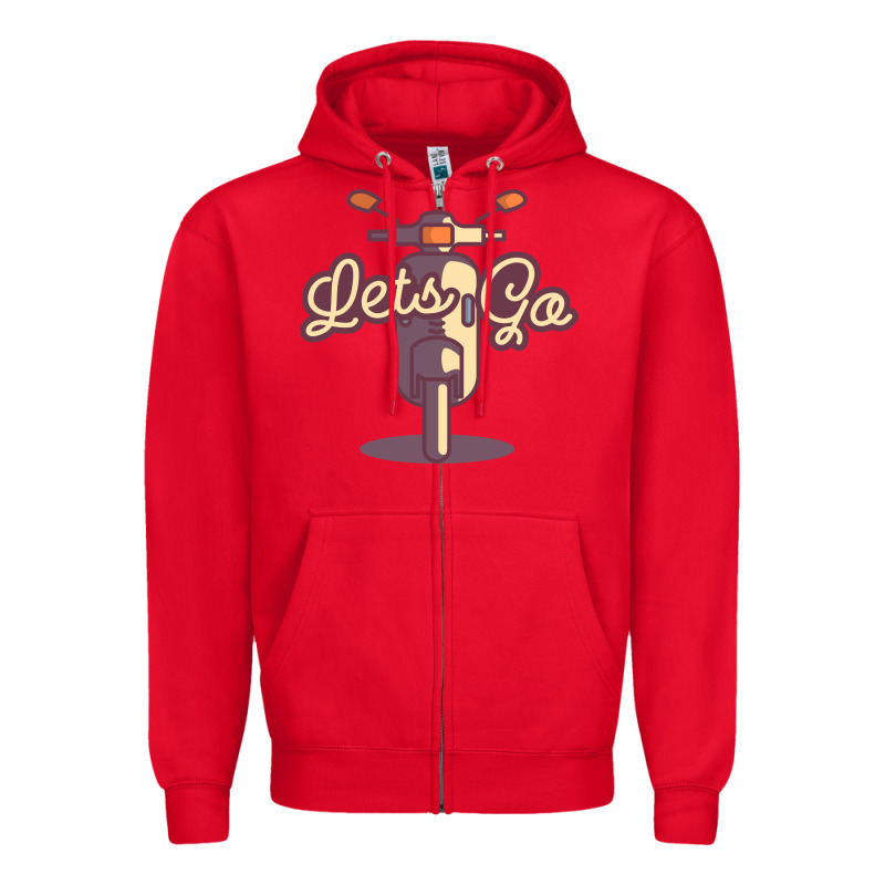 Vespa Zipper Hoodie by artisFamous | Teevron