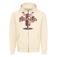 Sandshell vespa Zipper Hoodie - artisFamous