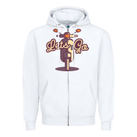 White vespa Zipper Hoodie - artisFamous