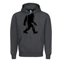 Smoke bigfoot in black design Zipper Hoodie - artisFamous
