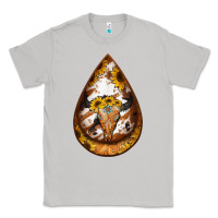 Moon Dust sunflower tooled leather bullskull teardrop earrings Classic Tee - Jasminsmagicworld