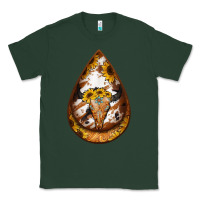 Sports Green sunflower tooled leather bullskull teardrop earrings Classic Tee - Jasminsmagicworld