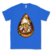 True Royal sunflower tooled leather bullskull teardrop earrings Classic Tee - Jasminsmagicworld
