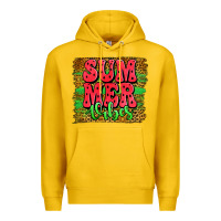 Lemon summer vibes watermelon leopard background Premium Hoodie - Jasminsmagicworld