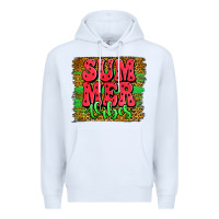 White summer vibes watermelon leopard background Premium Hoodie - Jasminsmagicworld