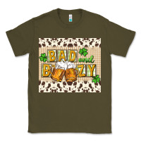 Army Green Bad and boozy Classic Tee - CowGirlArtShop