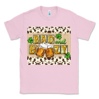 Bubblegum Pink Bad and boozy Classic Tee - CowGirlArtShop