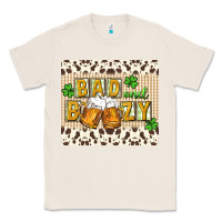Natural Bad and boozy Classic Tee - CowGirlArtShop
