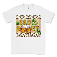 White Bad and boozy Classic Tee - CowGirlArtShop