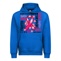 Cobalt survivor breast cancer ribbon Urban Hoodie - RanaPortraitStore