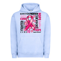 Pigment Grape Ice survivor breast cancer ribbon Urban Hoodie - RanaPortraitStore