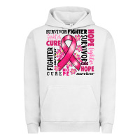 Pigment Lunar Rock survivor breast cancer ribbon Urban Hoodie - RanaPortraitStore