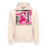Sandshell survivor breast cancer ribbon Urban Hoodie - RanaPortraitStore