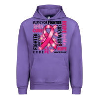 Tulip survivor breast cancer ribbon Urban Hoodie - RanaPortraitStore