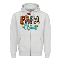 Dove Grey papa claus Zipper Hoodie - JahusDesignShop