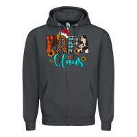 Smoke papa claus Zipper Hoodie - JahusDesignShop