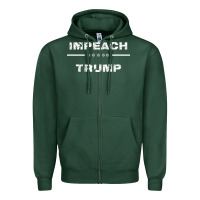 Sports Green impeach trump Zipper Hoodie - artisFamous