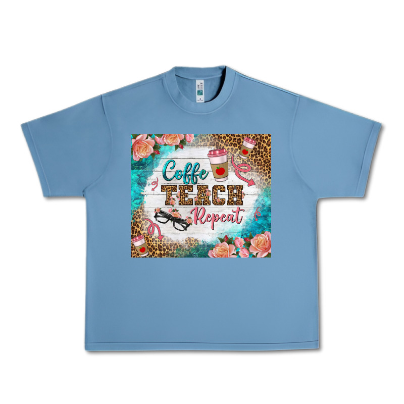 Coffee Teach Repeat Tumbler Urban Heavy Tee by BundleAndBundleShop | Teevron