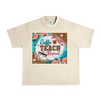 Sandshell coffee teach repeat tumbler Urban Heavy Tee - BundleAndBundleShop