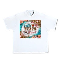 White coffee teach repeat tumbler Urban Heavy Tee - BundleAndBundleShop