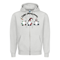 Dove Grey chillin' with my gnomies for light Zipper Hoodie - artisFamous