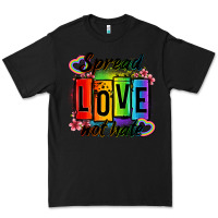 Black spread love not hate Premium Tee - OliviaCreatesArt