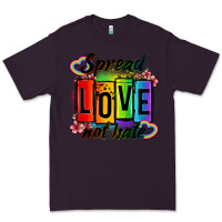 Plum spread love not hate Premium Tee - OliviaCreatesArt