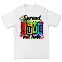 White spread love not hate Premium Tee - OliviaCreatesArt