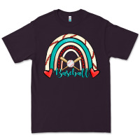 Plum Baseball Rainbow Premium Tee - RanaPortraitStore