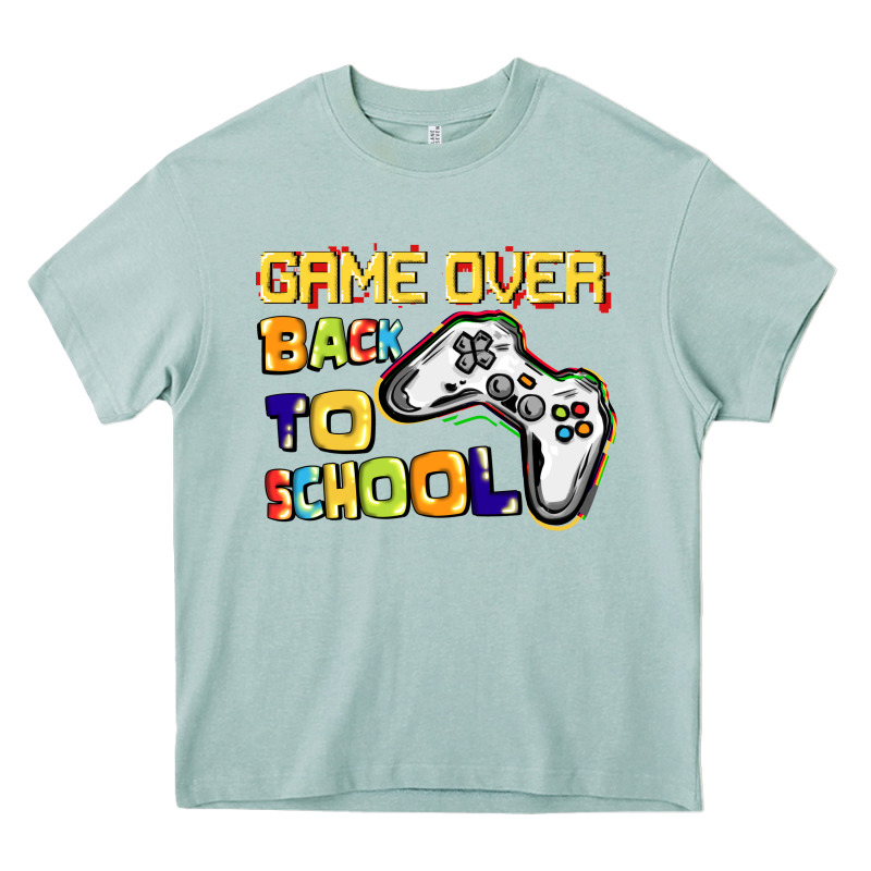 Game Over Back To School Heavy Core Tee by CowGirlArtShop | Teevron