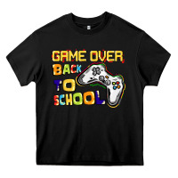 Black game over back to school Heavy Core Tee - CowGirlArtShop