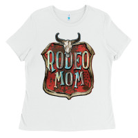 White Rodeo mom Mother's Day Ladies Tee - FaDigitalArtStudio