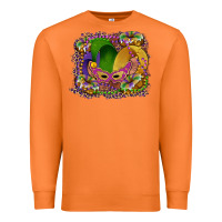 Carrot mardi gras mask king cake Premium Sweatshirt - RanaPortraitStore