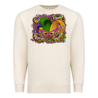 Sandshell mardi gras mask king cake Premium Sweatshirt - RanaPortraitStore