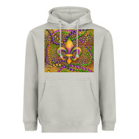 Moon Dust mardi gras fleur de lis Heavyweight Hoodie - RanaPortraitStore
