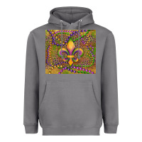 Storm mardi gras fleur de lis Heavyweight Hoodie - RanaPortraitStore