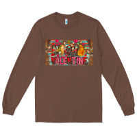 Chestnut Nach Valentine Long Sleeve Tee - CowhideDigitalArt