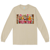Mushroom Nach Valentine Long Sleeve Tee - CowhideDigitalArt