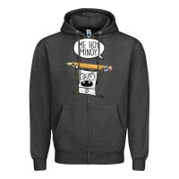 Charcoal Heather sponge bob Zipper Hoodie - artisFamous
