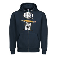 Navy sponge bob Zipper Hoodie - artisFamous