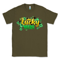 Army Green lucky mini st patricks Classic Tee - HowdyJamesFarm