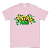 Bubblegum Pink lucky mini st patricks Classic Tee - HowdyJamesFarm