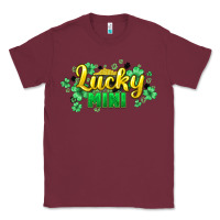 Burgundy lucky mini st patricks Classic Tee - HowdyJamesFarm