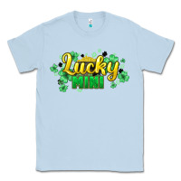 Dusty Blue lucky mini st patricks Classic Tee - HowdyJamesFarm