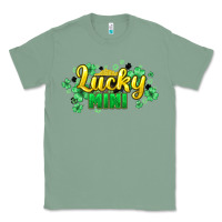 Sage lucky mini st patricks Classic Tee - HowdyJamesFarm