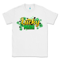 White lucky mini st patricks Classic Tee - HowdyJamesFarm