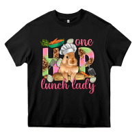 Black One hip lunch lady Easter Day Heavy Core Tee - HowdyJamesFarm