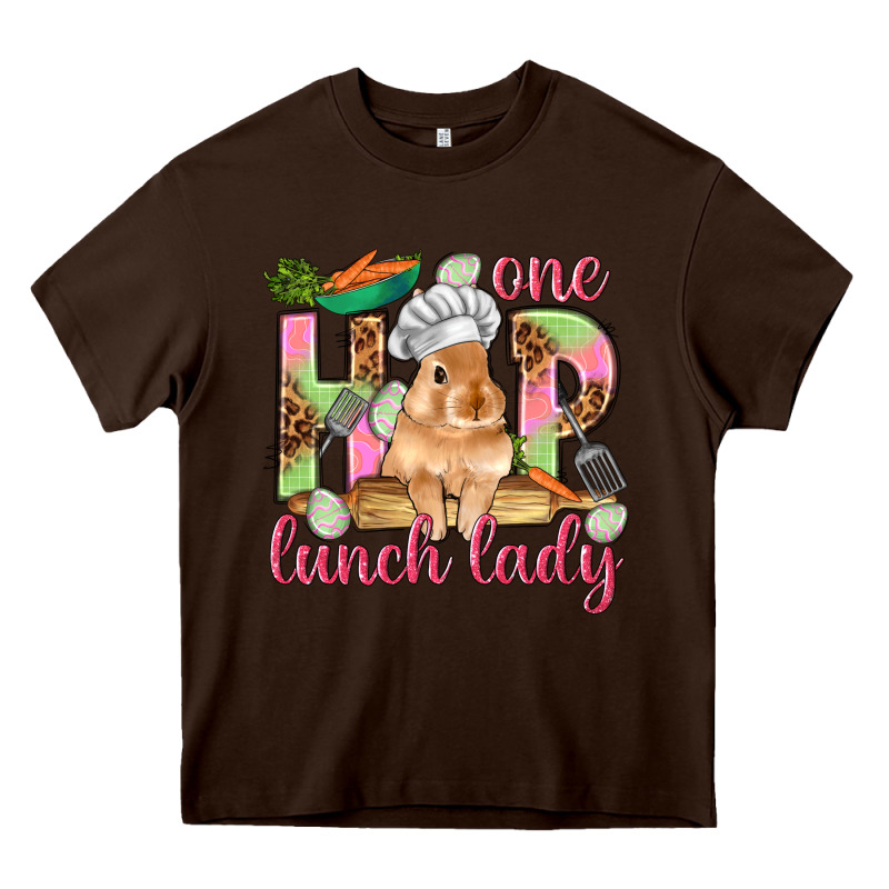 One Hip Lunch Lady Easter Day Heavy Core Tee by HowdyJamesFarm | Teevron