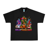 Black happy hallothanksmas Urban Heavy Tee - FaDigitalArtStudio