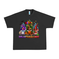 Pigment Black happy hallothanksmas Urban Heavy Tee - FaDigitalArtStudio